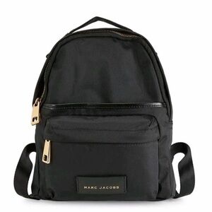 Marc Jacobs Small Black/Gold Backpack